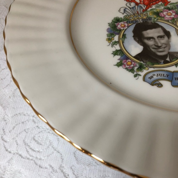 Prince Charles & Princess Diana Queen Anne Bone China Wedding Plate - Picture 7 of 9